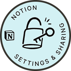 Notion Settings & Sharing